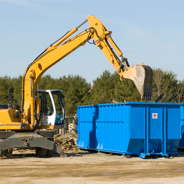 can i choose the location where the residential dumpster will be placed in Glenn Heights TX